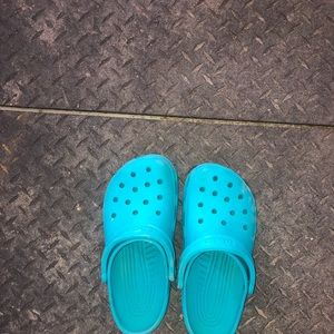 Super fun turquoise crocs